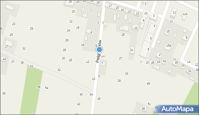 Szczepanów, Pielgrzymów, 3, mapa Szczepanów