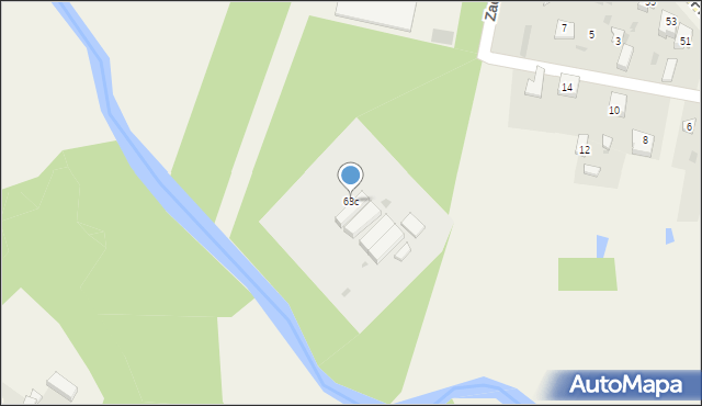 Szczerców, Piłsudskiego Józefa, marsz., 63c, mapa Szczerców