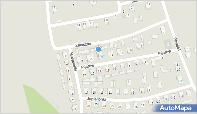 Szczuczyn, Pijarów, ks., 20, mapa Szczuczyn