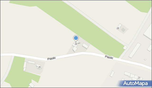 Sztabin, Piaski, 22, mapa Sztabin