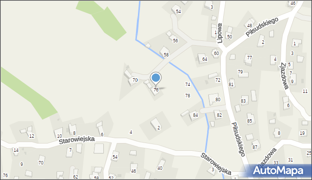 Targowiska, Piłsudskiego Józefa, marsz., 76, mapa Targowiska