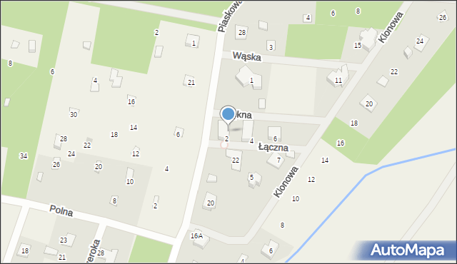 Tartak Brzózki, Piękna, 2, mapa Tartak Brzózki