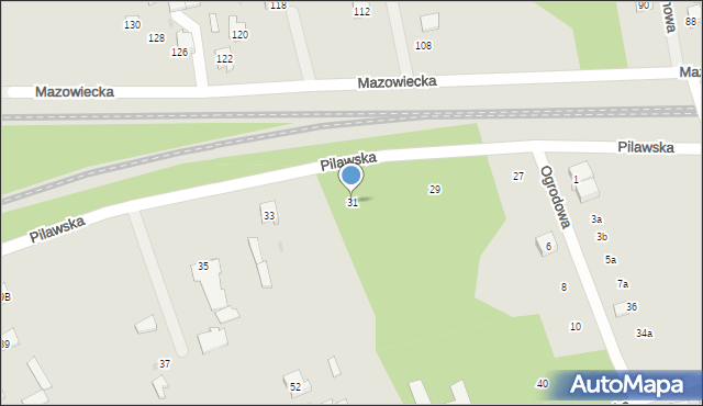 Tłuszcz, Pilawska, 31, mapa Tłuszcz