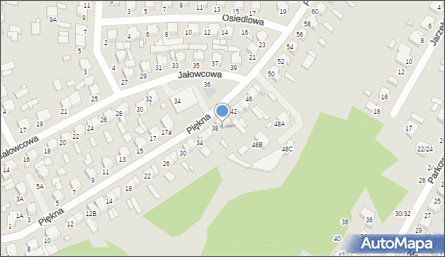 Tomaszów Mazowiecki, Piękna, 40, mapa Tomaszów Mazowiecki