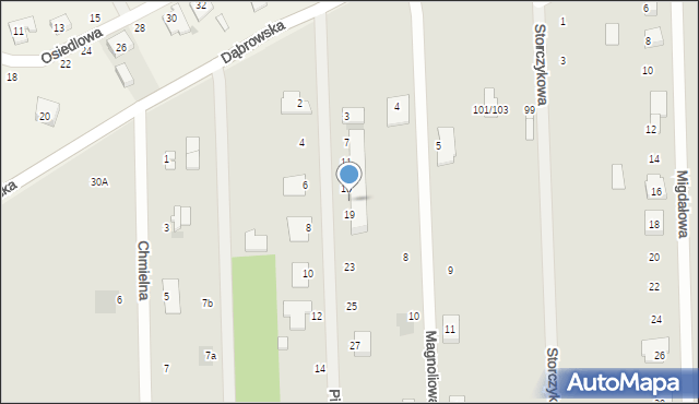 Tomaszów Mazowiecki, Pistacjowa, 17, mapa Tomaszów Mazowiecki