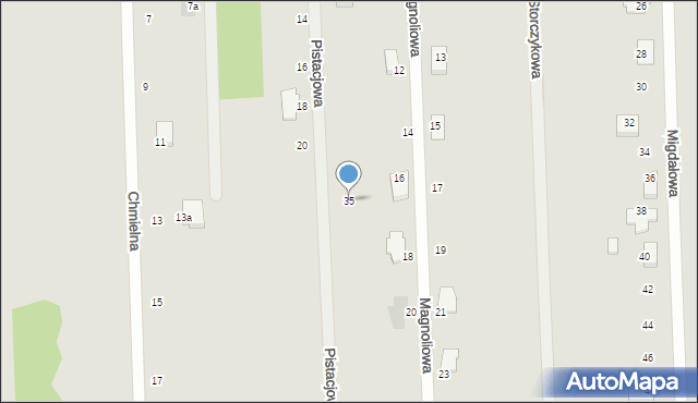 Tomaszów Mazowiecki, Pistacjowa, 35, mapa Tomaszów Mazowiecki