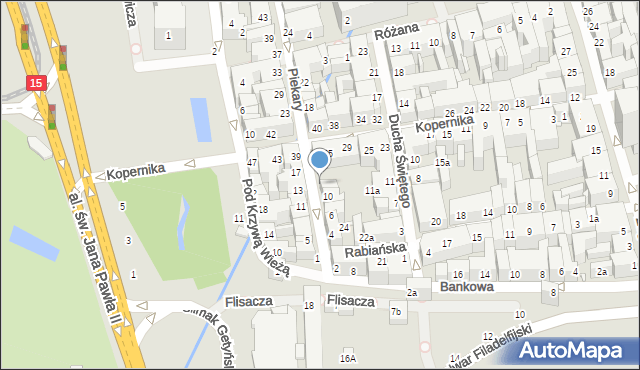 Toruń, Piekary, 12a, mapa Torunia