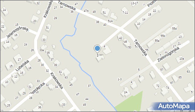 Toruń, Piotrkowska, 2, mapa Torunia