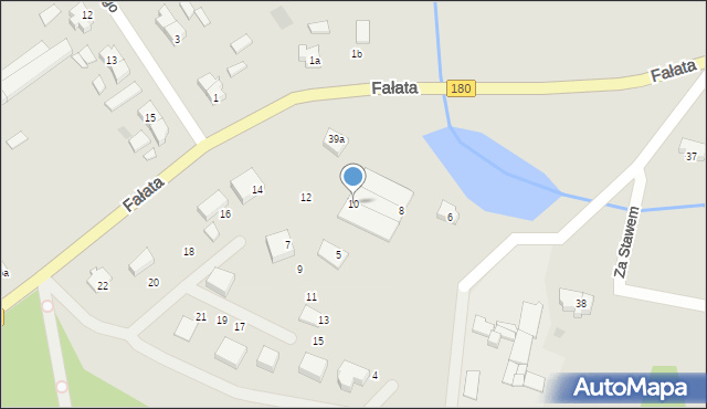 Trzcianka, Pilcha-Doliny Adolfa, mjr., 10, mapa Trzcianka
