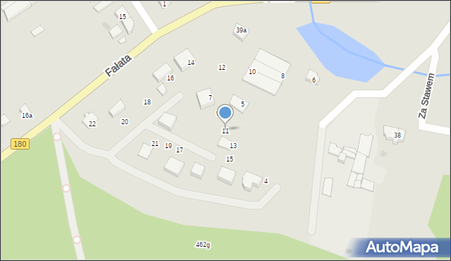 Trzcianka, Pilcha-Doliny Adolfa, mjr., 11, mapa Trzcianka