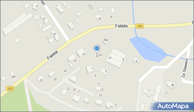 Trzcianka, Pilcha-Doliny Adolfa, mjr., 12, mapa Trzcianka