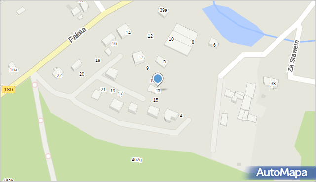 Trzcianka, Pilcha-Doliny Adolfa, mjr., 13, mapa Trzcianka