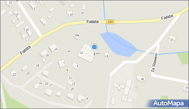 Trzcianka, Pilcha-Doliny Adolfa, mjr., 8, mapa Trzcianka