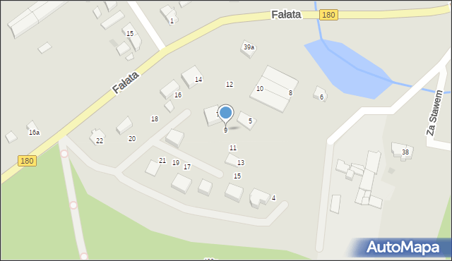Trzcianka, Pilcha-Doliny Adolfa, mjr., 9, mapa Trzcianka