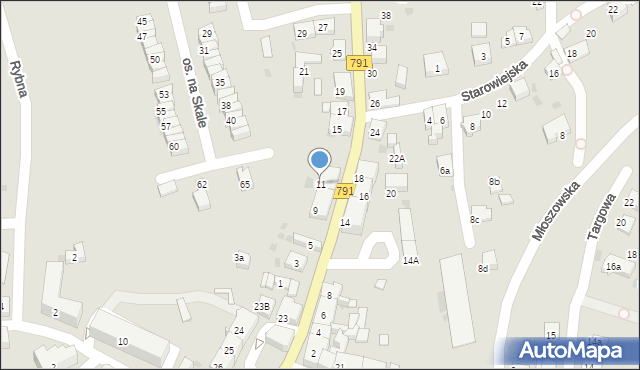Trzebinia, Piłsudskiego Józefa, marsz., 11, mapa Trzebinia