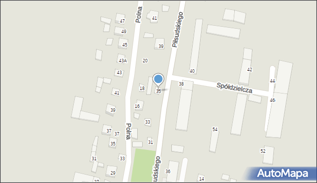 Turobin, Piłsudskiego Józefa, marsz., 35, mapa Turobin