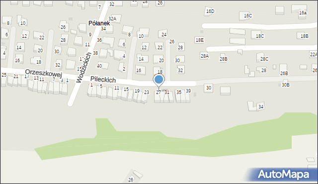 Tyczyn, Pileckich, 27, mapa Tyczyn