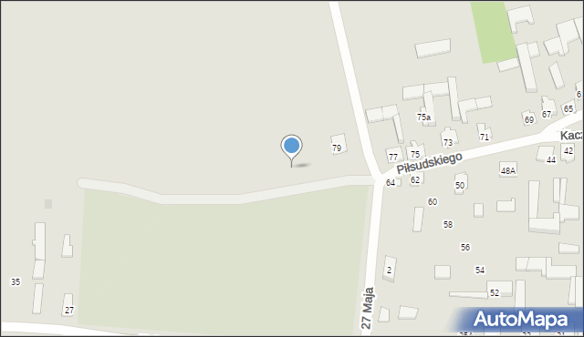 Tykocin, Piłsudskiego Józefa, marsz., 81, mapa Tykocin