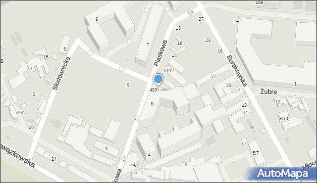 Warszawa, Piaskowa, 8, mapa Warszawy