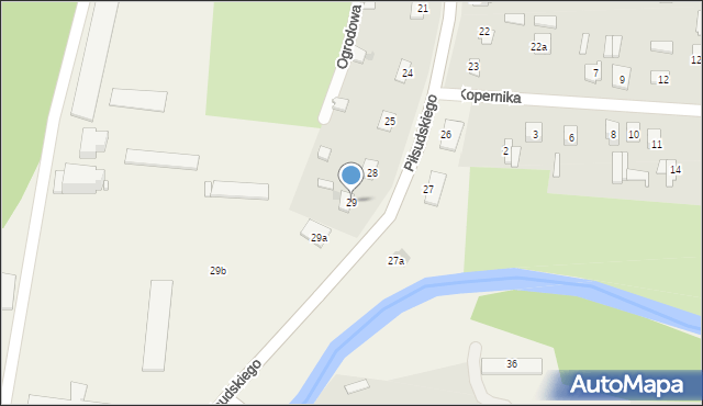 Werbkowice, Piłsudskiego Józefa, 29, mapa Werbkowice