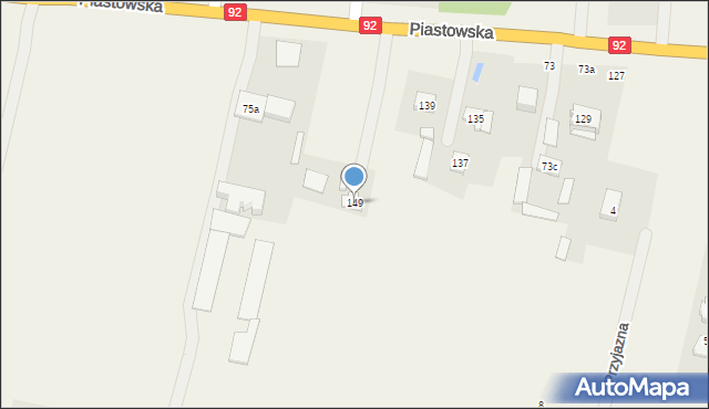 Wielgolas Duchnowski, Piastowska, 149, mapa Wielgolas Duchnowski