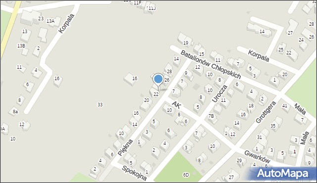 Wieliczka, Piękna, 24, mapa Wieliczka