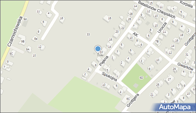 Wieliczka, Piękna, 8, mapa Wieliczka