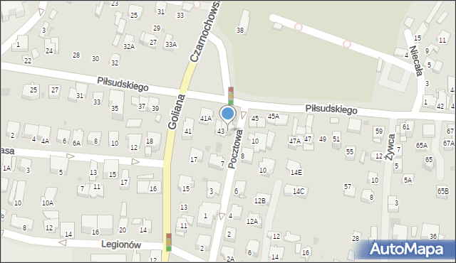 Wieliczka, Piłsudskiego Józefa, marsz., 43A, mapa Wieliczka