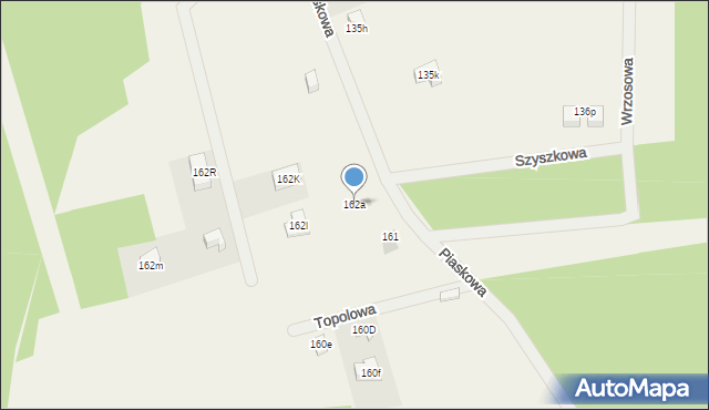 Wierzchucino, Piaskowa, 29, mapa Wierzchucino