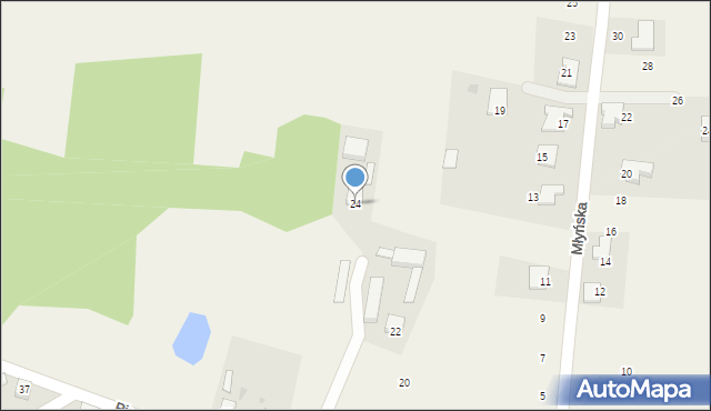 Wijewo, Piaski, 24, mapa Wijewo