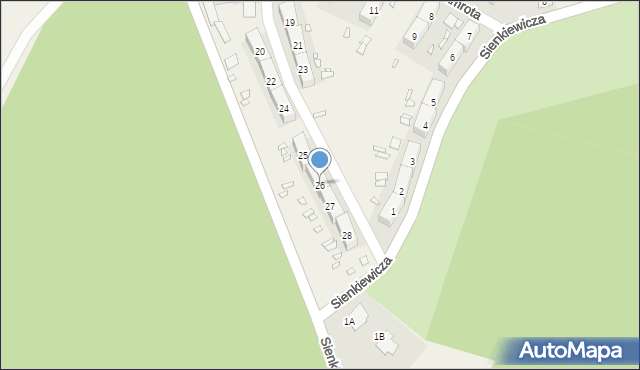 Wilków-Osiedle, Piotra i Pawła, 26, mapa Wilków-Osiedle