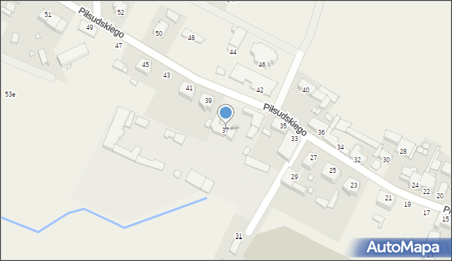 Wińsko, Piłsudskiego Józefa, marsz., 37, mapa Wińsko