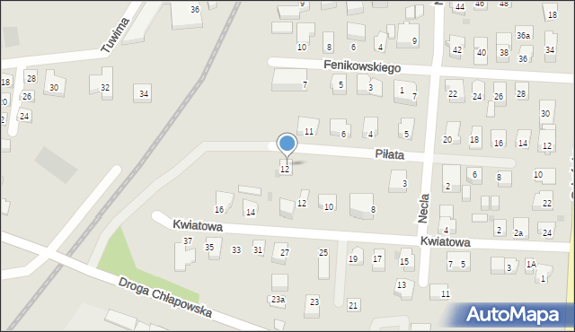 Władysławowo, Piłata Alojzego, ks., 7, mapa Władysławowo