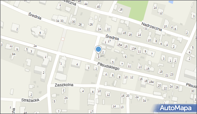 Wohyń, Piłsudskiego Józefa, marsz., 1, mapa Wohyń