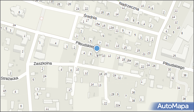 Wohyń, Piłsudskiego Józefa, marsz., 8, mapa Wohyń