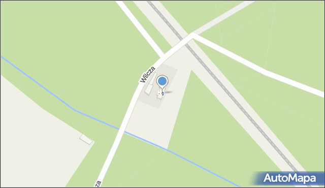 Wojciechów, Piaskowa, 9, mapa Wojciechów