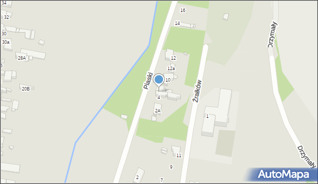 Wojkowice, Piaski, 6, mapa Wojkowice