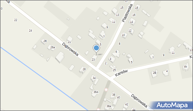 Wojkowice Kościelne, Piastowska, 3, mapa Wojkowice Kościelne