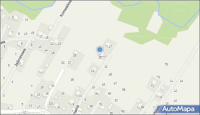 Wola Filipowska, Piwna, 15, mapa Wola Filipowska