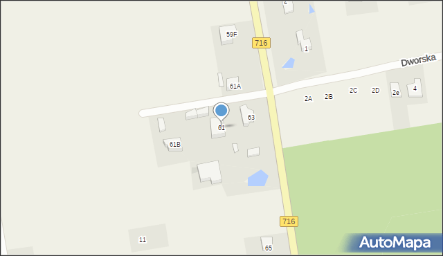 Wola Moszczenicka, Piotrkowska, 61, mapa Wola Moszczenicka