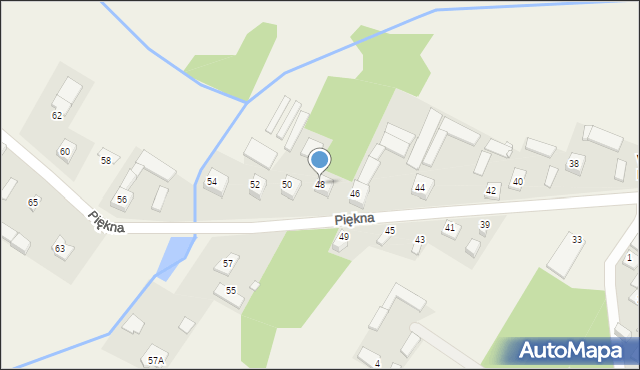 Wola Przypkowska, Piękna, 48, mapa Wola Przypkowska