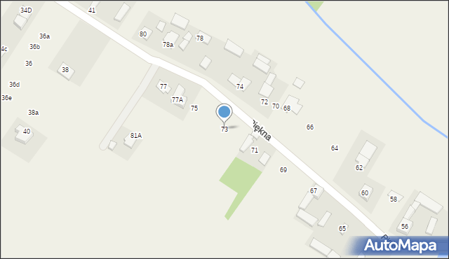 Wola Przypkowska, Piękna, 73, mapa Wola Przypkowska