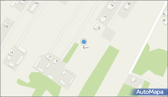 Wola Przypkowska, Piękna, 7k, mapa Wola Przypkowska