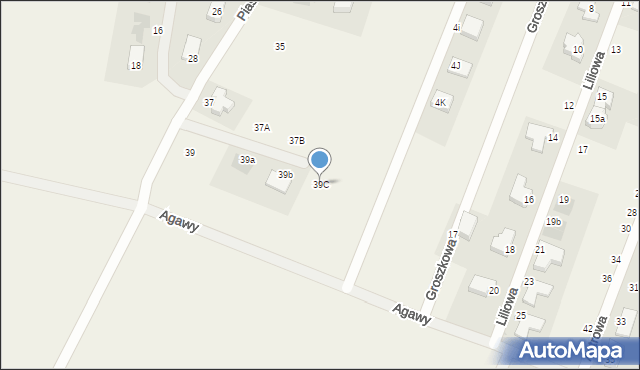 Wołczkowo, Piaskowa, 39C, mapa Wołczkowo