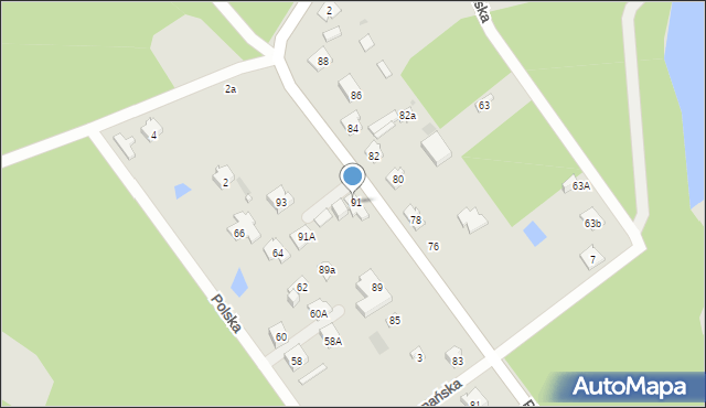 Wołomin, Piłsudskiego Józefa, marsz., 91b, mapa Wołomin