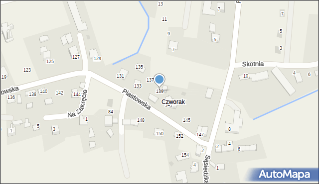 Wołowice, Piastowska, 139, mapa Wołowice