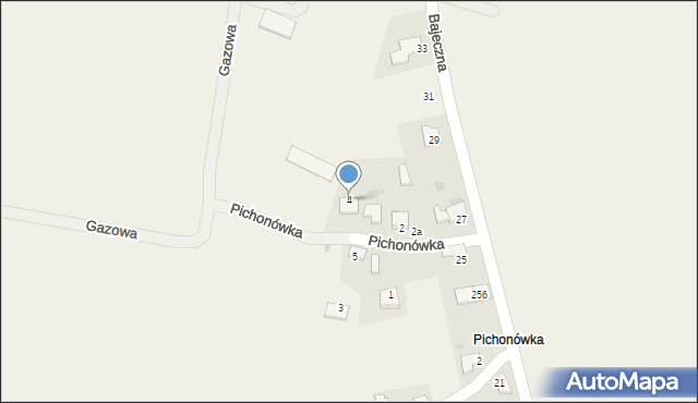 Wołowice, Pichonówka, 4, mapa Wołowice