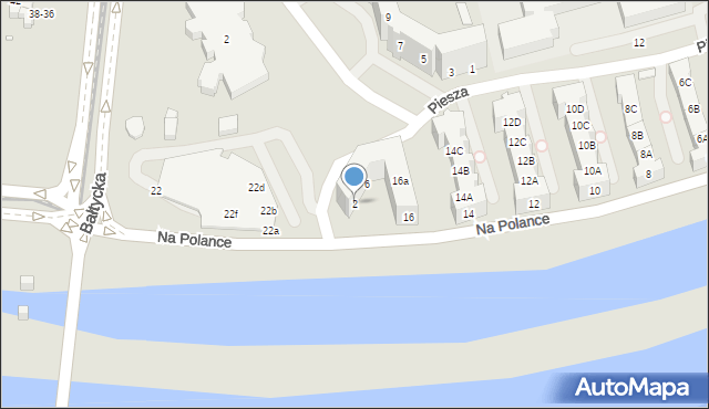 Wrocław, Piesza, 2, mapa Wrocławia