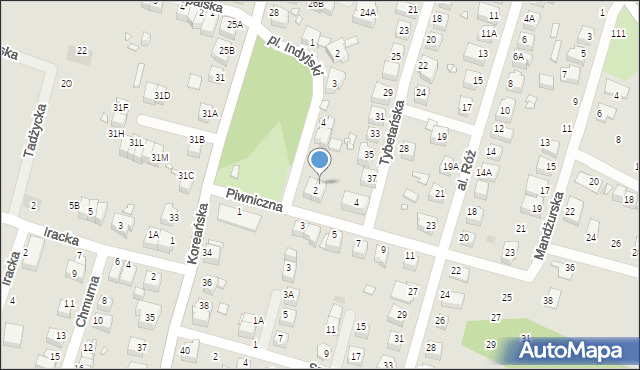 Wrocław, Piwniczna, 2A, mapa Wrocławia