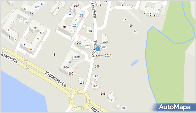 Wrocław, Pilczycka, 201, mapa Wrocławia